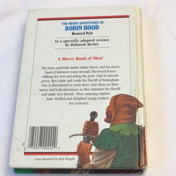 COPY - 🎉2/15.00🎉Robin Hood by Howard Pyle-Great Illustrated Classics (Hardcover… - Picture 2 of 6